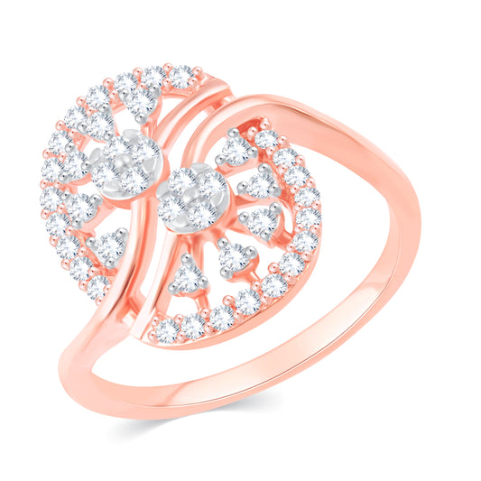 Diamond Ring for her in Rose Gold DRG23660