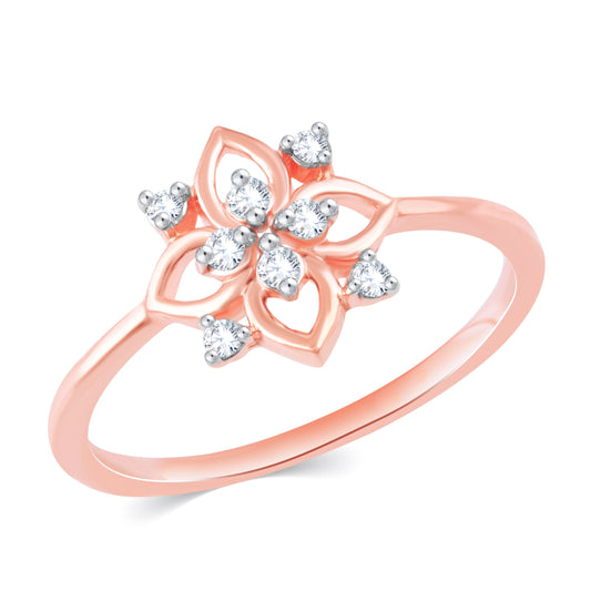 Diamond Ring for her in Rose Gold DRG23670