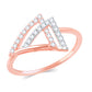 Diamond Ring for her in Rose Gold DRG23697