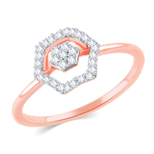 Diamond Ring for her in Rose Gold DRG23698