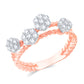 Diamond Ring for her in Rose Gold DRG23710