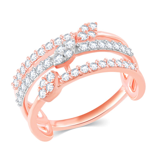 Diamond Ring for her in Rose Gold DRG23735