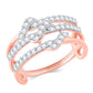 Diamond Ring for her in Rose Gold DRG23736