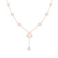 Diamond Necklace for her in Rose Gold DSN23028