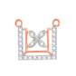 Carree Diamond Pendant