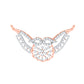 Diamond Mangalsutra Pendant for her in Rose Gold DTN22066