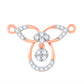 Diamond Mangalsutra Pendant for her in Rose Gold DTN22078