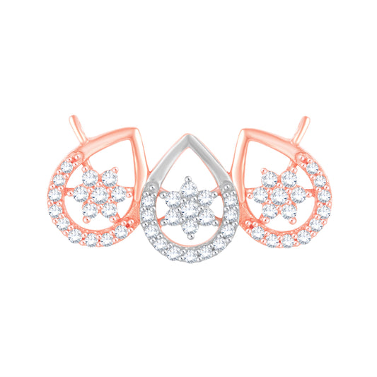 Diamond Mangalsutra Pendant for her in Rose Gold DTN22080