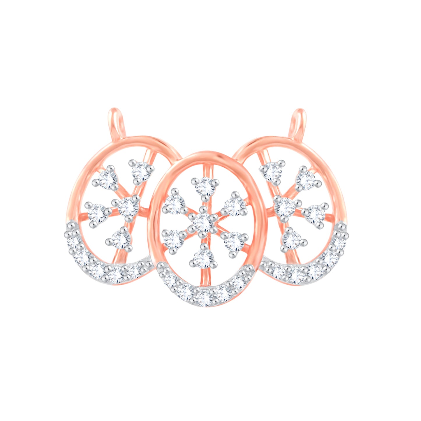 Diamond Mangalsutra Pendant for her in Rose Gold DTN22081