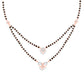 Diamond Mangalsutra Pendant for her in Rose Gold DTN22087