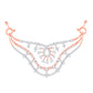 Diamond Mangalsutra Pendant for her in Rose Gold DTN22090