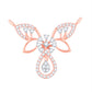 Diamond Mangalsutra Pendant for her in Rose Gold DTN22094