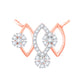 Diamond Mangalsutra Pendant for her in Rose Gold DTN22098