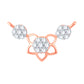 Diamond Mangalsutra Pendant for her in Rose Gold DTN22103