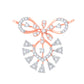 Diamond Mangalsutra Pendant for her in Rose Gold DTN22109