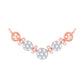 Diamond Mangalsutra Pendant for her in Rose Gold DTN22111