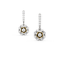 Estelle Flower Diamond Danglers