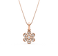 Fedra Flower Diamond Pendant