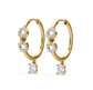 Sonya Diamond Hoop Earrings