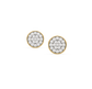 Caitlyn Round Stud Earrings