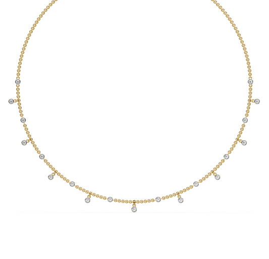 Ellora Station Diamond Necklace