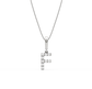 F Alphabet Diamond Pendant