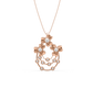 Elisha Floral Diamond Pendant