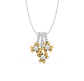Irina Flower Diamond Pendant