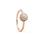 Azalea Floral Halo Ring