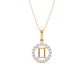 Goldie Gemini Zodiac Pendant