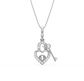 Bonnie Heart LocknKey Pendant