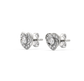 Dasha Heart Diamond Studs