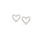 Daria Heart Diamond Earrings