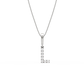 L Alphabet Diamond Pendant