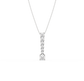 Catalina Linear Diamond Drop Pendant
