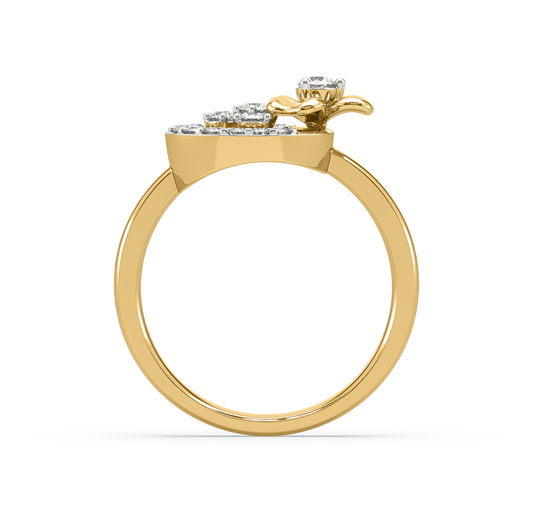 Flora Circular Diamond Ring