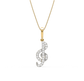 Alexis Musical Note Diamond Pendant