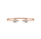 Stella Spike Diamond Open Bangle