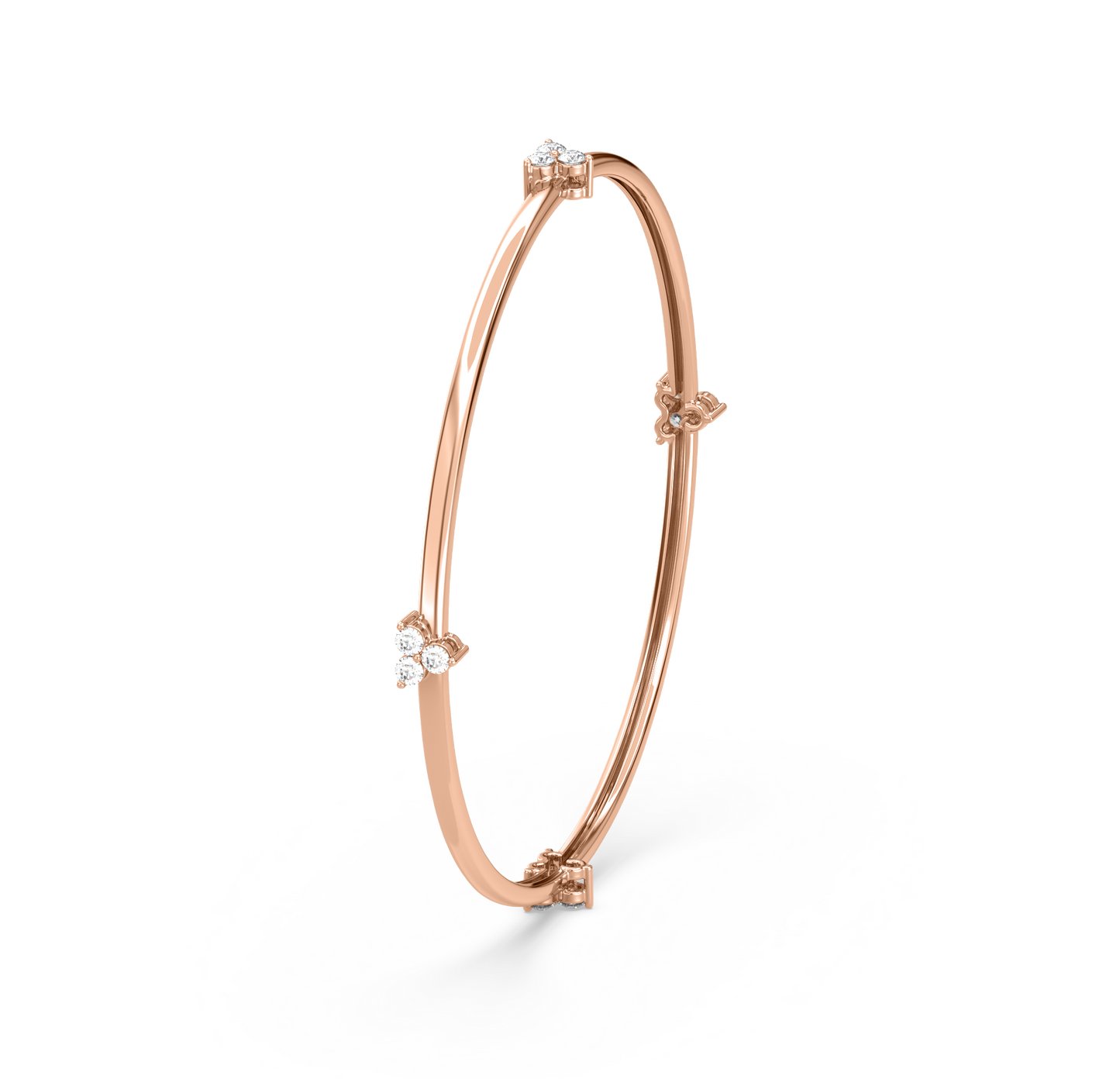 Trinity Diamond Bangle