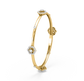 Leva Floral Diamond Bangle