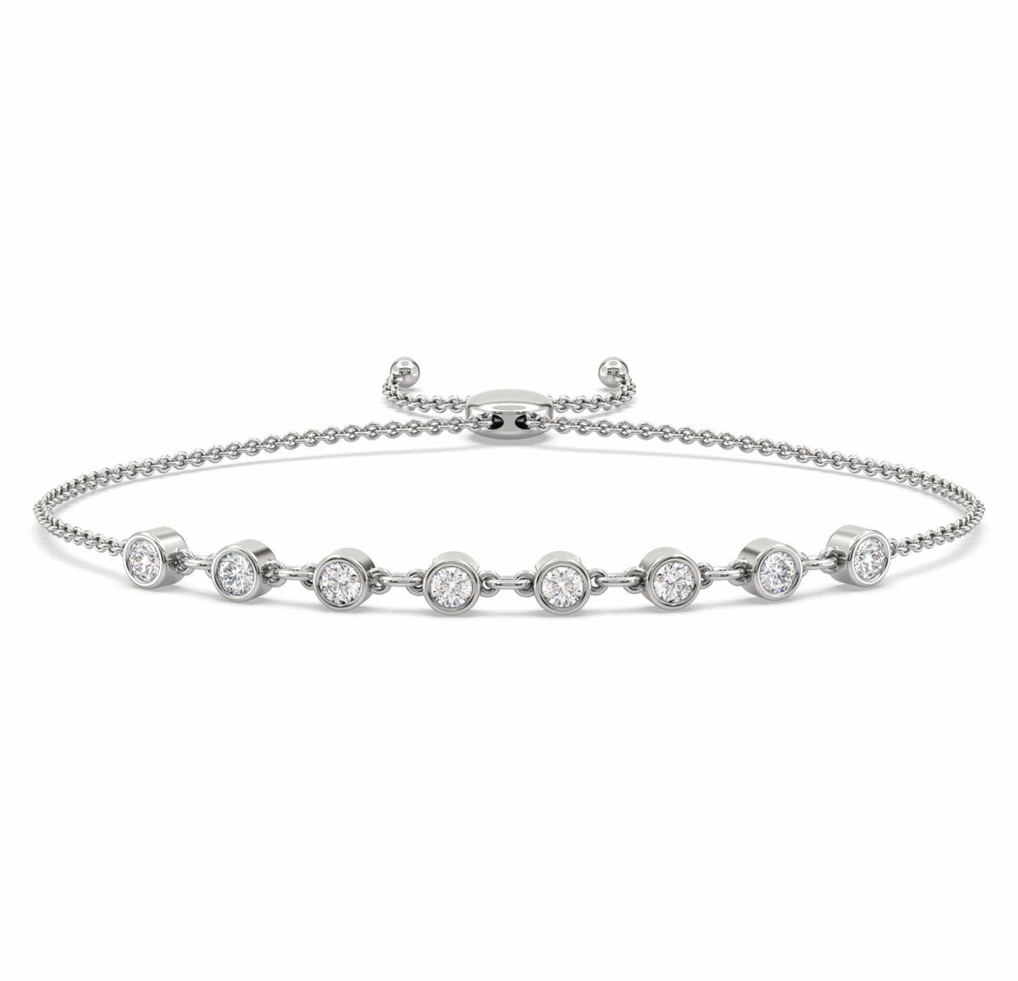 Versa Sparkling Diamond Adjustable Bracelet