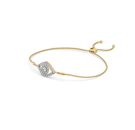 Suzie Evil Eye Diamond Adjustable Bracelet