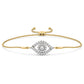 Suzie Evil Eye Diamond Adjustable Bracelet