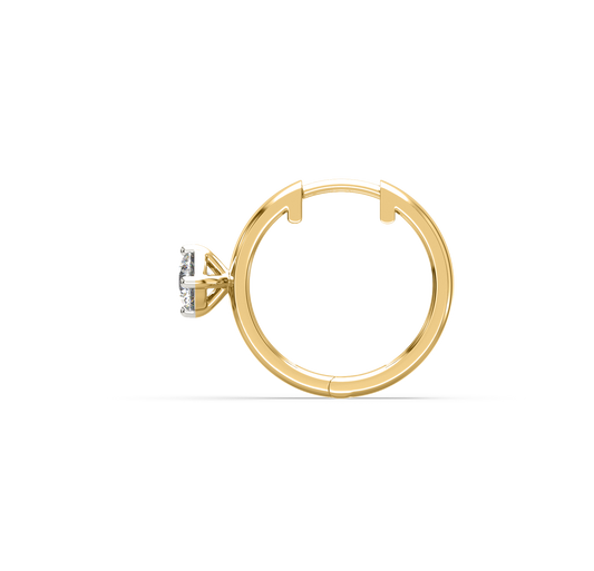 Ava Diamond Hoop Earrings