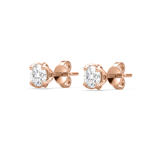 Vienna Sparkling Solitaire Studs