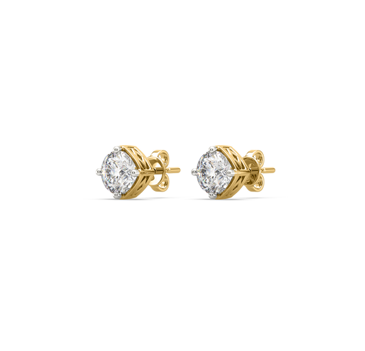 Chrissie Elegant Solitaire Earrings