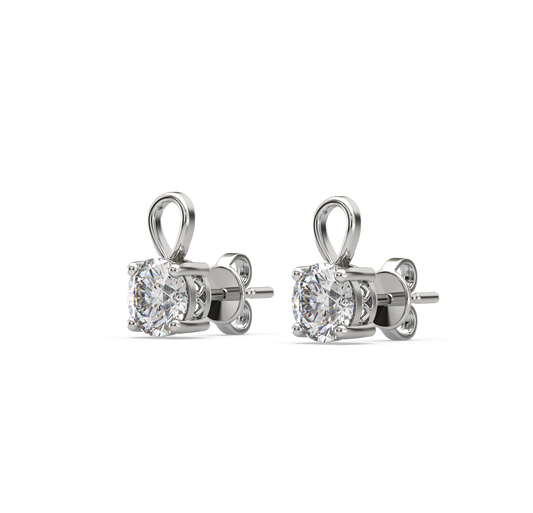 Heidi Chic Solitaire Studs