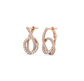 Sheila Intertwined Diamond Hoop Earrings