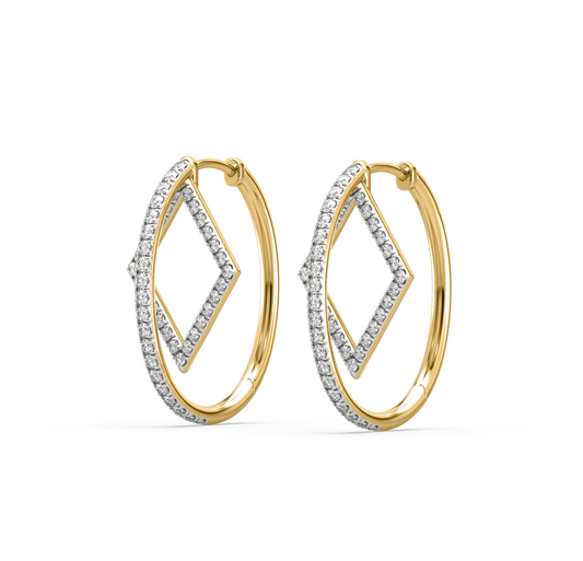 Teresa Kite Diamond Hoops