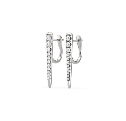 Regina Spike Diamond Earrings